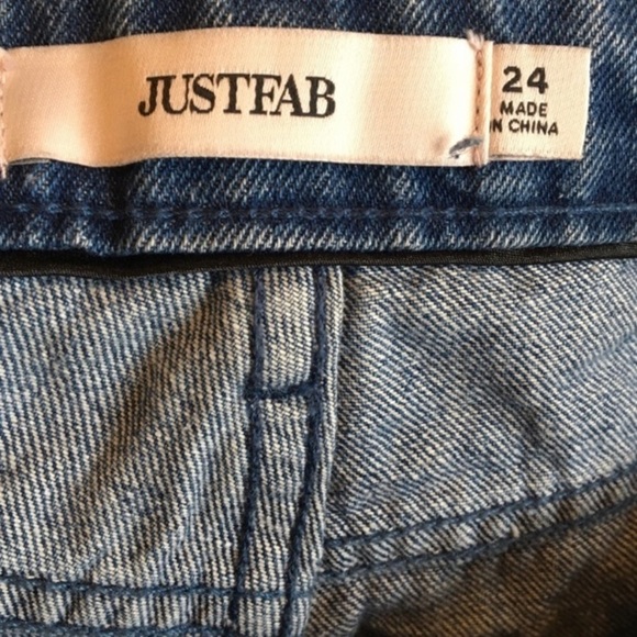 JustFab floral embroidered slim boyfriend size‎ 24 - Picture 7 of 8